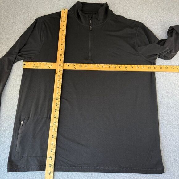 Men's Bearbottom Size XL Black Quarter- Zip‎ Pullover Base Layer Shirt Casual - Picture 6 of 9